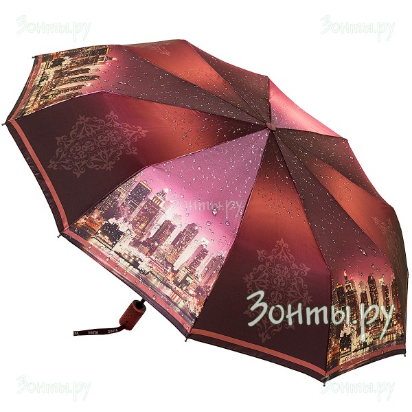 Зонтик женский из сатина Diniya 2731-03