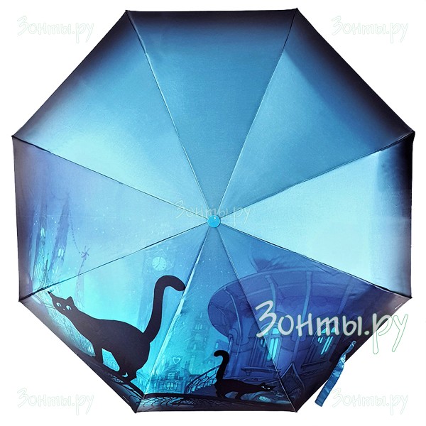 Сатиновый женский зонт Style 1620-05 полуавтомат