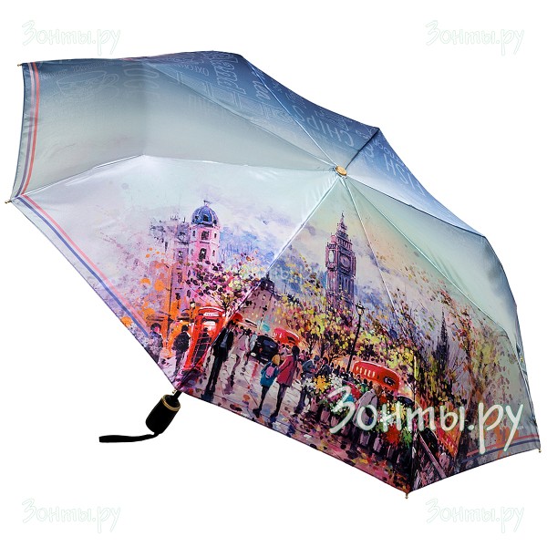 Зонтик из сатина Три слона L3845-90S полный автомат