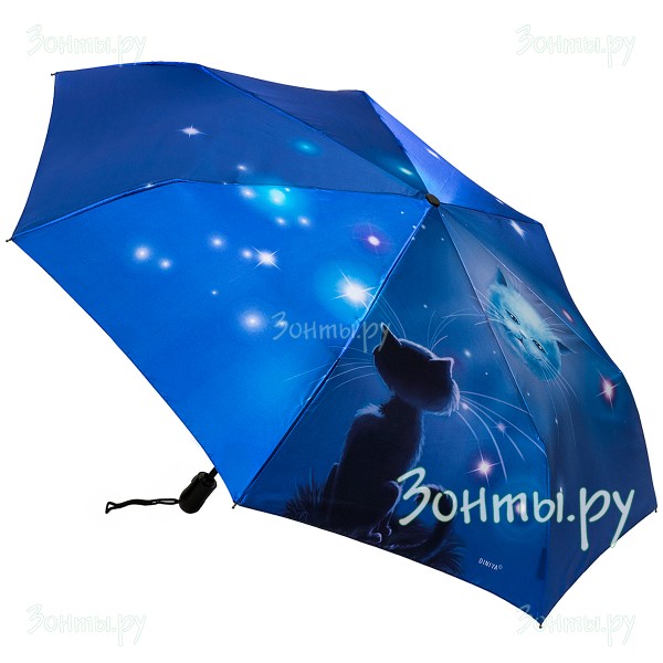 Сатиновый женский зонтик Diniya 136-02 полный автомат