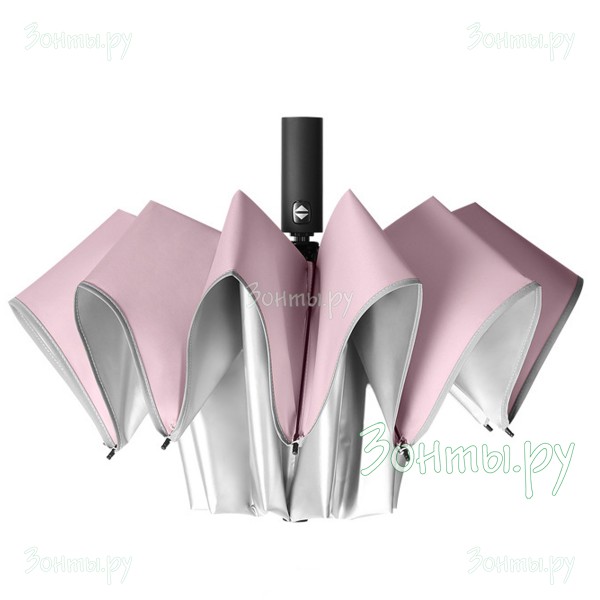 Розовый зонт наоборот RainLab Up Pink
