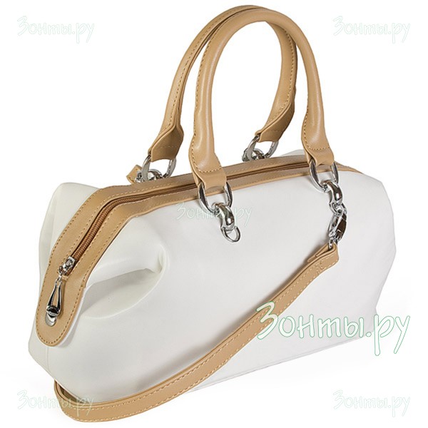 Женская белая  сумка Farfalla Rosso 10585-4821