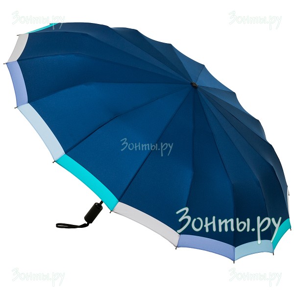 Зонт с усиленным каркасом Три слона L3161 NAVY16 спиц