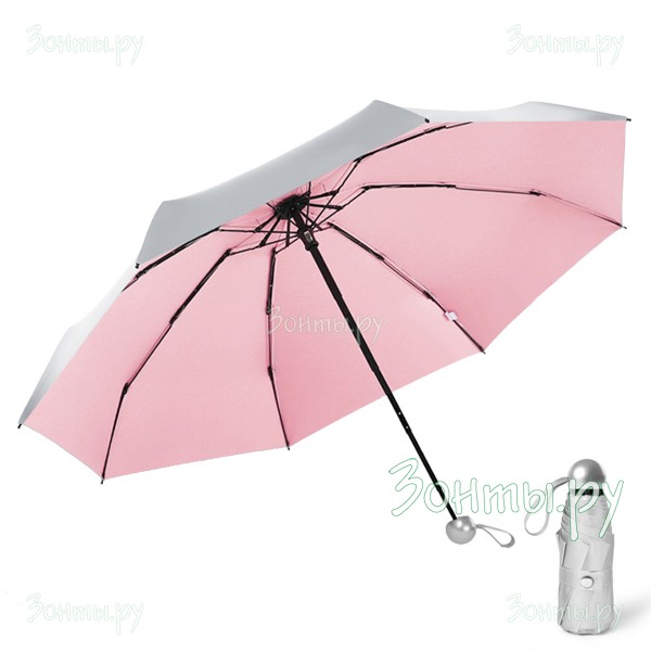 Мини зонт RainLab Five Pink механический
