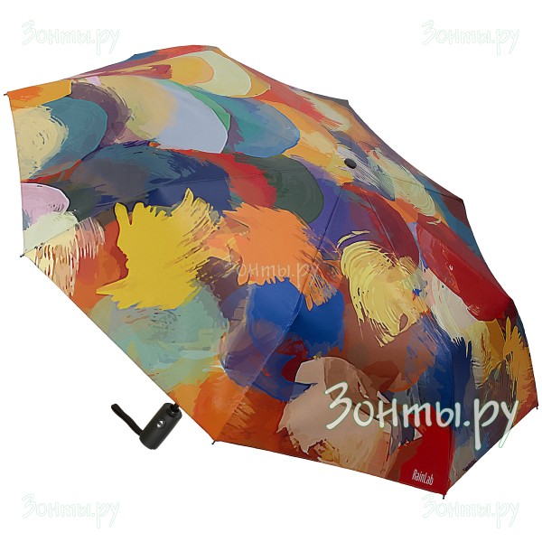 Зонтик с принтом с принтом из окружностей с оранжевым оттенком RainLab 233 Standard