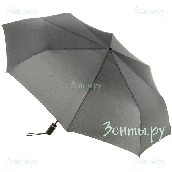 Черный мужской зонт с увеличенным куполом Ame Yoke OK65-B серый