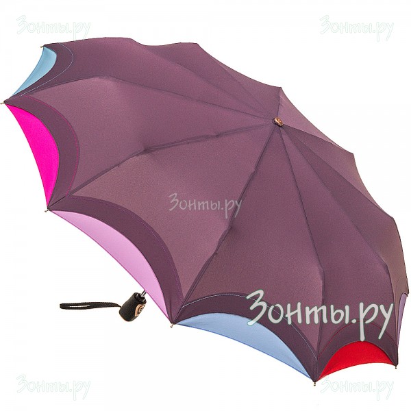 Женский зонт в чехле с ручками Три слона L3110-10B с 10 спицами